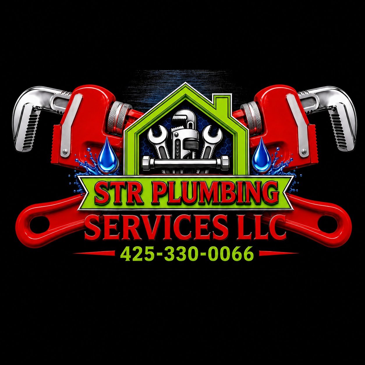 STR Plumbing Services logo